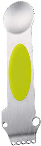 Ouvre-Fruits Zesteur De Citron Cocktail Cuillères à Citron Coupe-Citron Cuillère en Acier Inoxydable Éplucheur De Citron Couteau Citron Coupe-Fruits Tripler Cuillère à Fruits