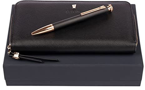 Festina Schmuckset Mademoiselle Kugelschreiber & Reisegeldbörse in der Farbe: Schwarz, FPBL222A