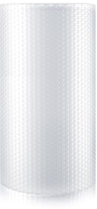 WANGUAGUA Luftpolsterfolie für Umzugskartons, Versand, Polsterbedarf, 1 Rolle, 30,5 cm x 4,8 m, perforiert