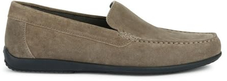 Geox U Ascanio B, Moccasin Uomo, Grigio Tortora, 43 EU