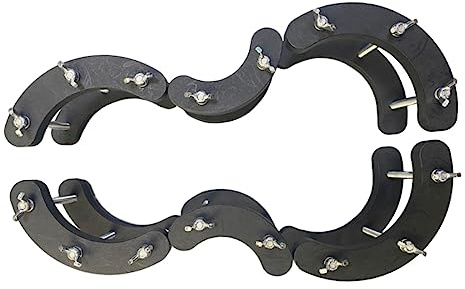 harayaa 6-teilige Cello-Klebeklemme, Metall-Klebeklemme für Ober- und Rückseite, Gitarrenbauer-Werkzeug, Cello-Reparaturwerkzeug für Bratsche