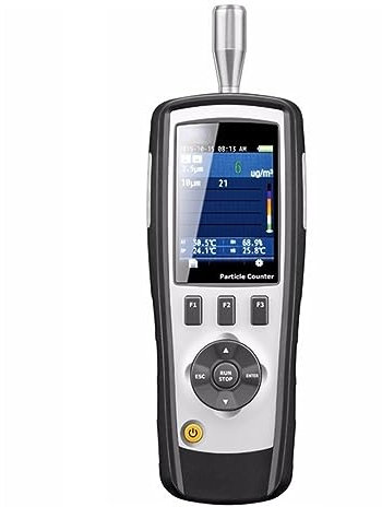 Monitor Detector de Gases Aire de Mano Profesional PM0.3, PM2.5, Precio de Contador de partículas PM10um for Faro de Sala Limpia con Pantalla LCD