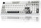 AULA F99 Mechanical Gaming Keyboard,BT5.0/2.4GHz/USB-C Hot Swappable Custom Keyboards with Five-Layer Padding,Pre-lubed Switches,8000mAh Battery,RGB Wireless Keyboard for PC/Tablet,Grey&white