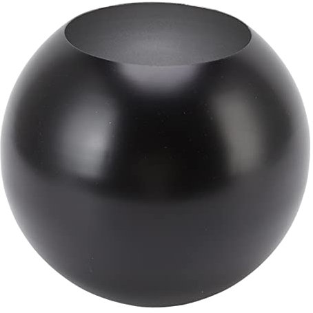 Runde Blumenvase, Goldfarbene/Schwarze Blumen-Kugelvase, Stilvolle Blumenvasen aus Edelstahl, Dekorative Vase Tafelaufsätze bei Hochzeiten, Partytischen, ESS- oder