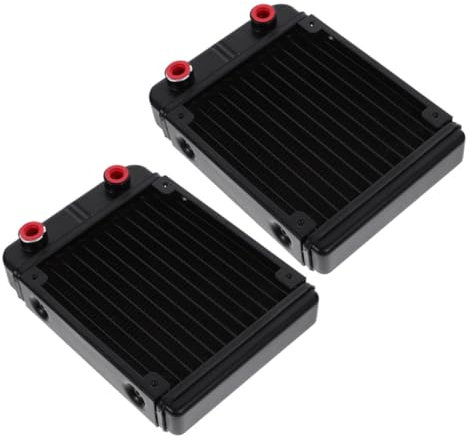 BUGUUYO 2piezas Radiador De Enfriamiento Por Agua Para Tarjetas Gráficas Disipador De Calor De Compatible Sistemas De Refrigeración Líquida y Fácil De Instalar