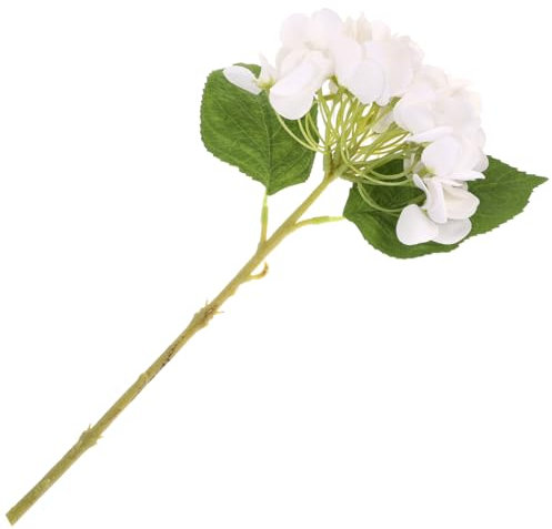 FUNOMOCYA Künstliche Hortensie Blumenstrauß Elegante Simulation Blüten Für Hochzeiten Partys Und Wohnaccessoires Langlebig Und Pflegeleicht Für Innenräume Und Dekorationen