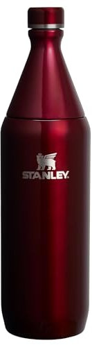 Stanley Slim All Day Bottle 100ml Twist Off Lid with Leakproof Seal Slim Design for Travel Gym Insulated Stainless Steel Water Bottle BPA Free