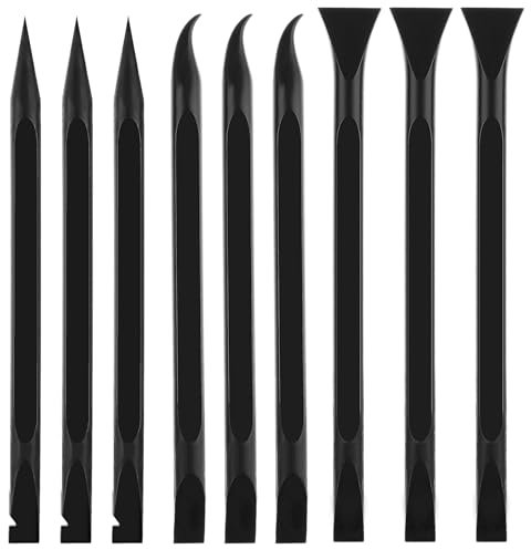YUXIANLB Pen Scraper Tool Set Multi-Purpose 9 Pcs Precision Cleaning Kit for Stubborn Stains Stickers Paint Kitchen Bathroom Tiles Appliances Cars Tight Spaces Essential Home Cleaning Tools for DIY