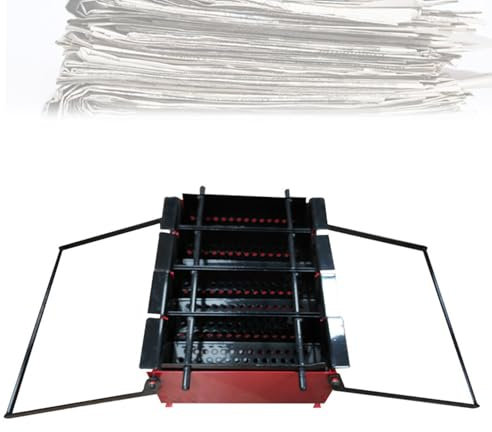 Briquetas de papel portátil, reciclador de combustible para chimenea, hogar, fábrica, uso agrícola