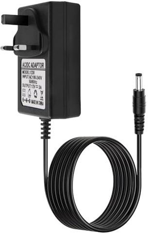 12v 3a power supply UK AC 100-240V to DC 12V Supply with 5.5mm x 2.1mm 12v 3a power adapter Connector for LED Strip Lights CCTV Cameras Routers LCD Monitors & Home Devices ont power cable