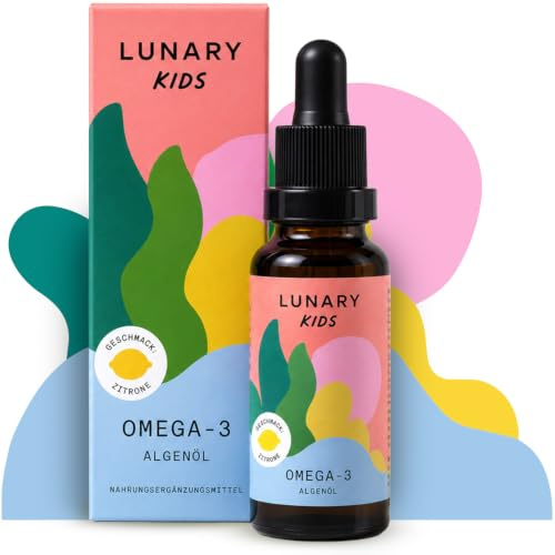 LUNARY KIDS OMEGA 3 DHA+EPA | Omega 3 Kinder Tropfen aus Algenöl