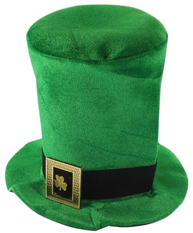 Générique Chapeau Saint Patrick Homme Vert - Chapeaux De Fête Saint-Patrick Chapeau Haut De Forme St Patrick Chapeaux Déguisement Pour Adultes Accessoire Costume Saint-Patrick