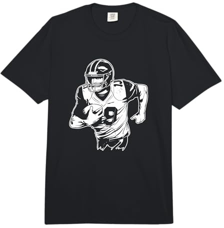 Ragazzo del Football Americano Comfort Colors Adult Heavyweight T-Shirt
