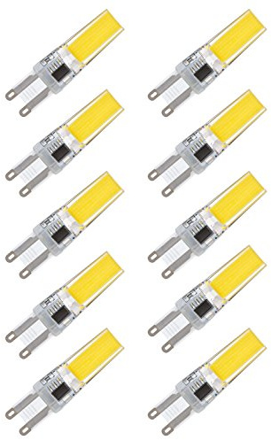 NuLoXx 10er Pack LED G9 COB –DIMMBAR- 3W/840 4000K neutralweiß 330LM AC 220-240V, 360° Abstrahlwinkel