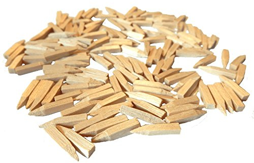 CSB-Center 120 Holzstifte, Befestigung von Stuhlgeflecht, für Thonet Freischwinger und weitere (3 x 3 x 16 mm)