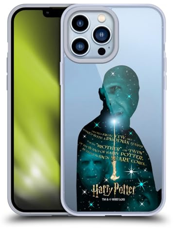 Head Case Designs Officially Licensed Harry Potter Voldemort Yew Wand Deathly Hallows XXXVIII Gel Case [Military Grade Protection] Compatible with Apple iPhone 13 Pro Max and Compatible with MagSafe