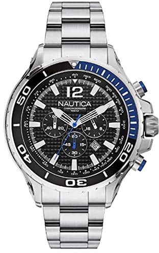 Nautica Reloj cronógrafo para hombre, pulsera