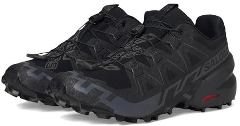 Salomon Speedcross 6 Wide 417440, Mens Running Shoes, Black, 44 EU
