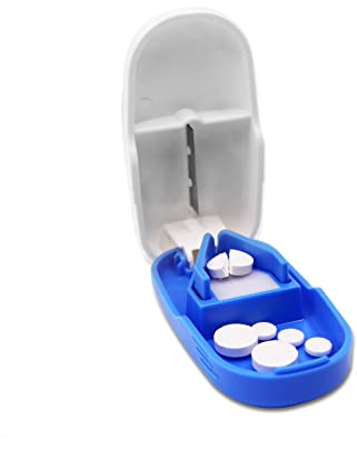 KMINA - Coupe Comprimé de Médicaments, Écrasé Médicament Petit, Séparateur Comprimés