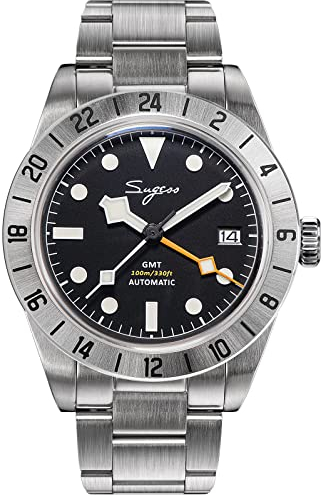 BB GMT BGW9 LUME x gewölbtes Saphir-Kristallglas, 100 m, mechanische Herrenuhr, S431.02, silber, Armband