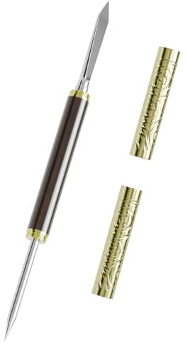 POMINEE Stainless Steel Ice Pick Tool with Safety Cover, Multifunctional Cursher for Kitchen Bars Bartender Picnics Camping, for Tea Cake Picking and Breaking Prying Brick