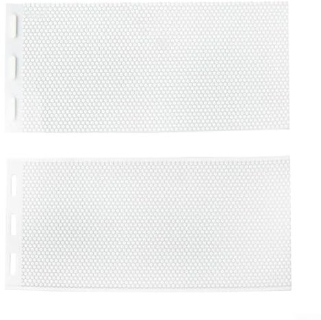 Bienenwachs-Pressblech-Form, flexible Bienenwachs-Foundation-Presse-Moldel, DIY-Nest-Foundation-Wachsplatte, Bienenwachs-Foundation-Pressform für Imkerausrüstung (41,5 x 20,5 cm weiß)