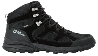 Jack Wolfskin Trail Hiker Texapore MID M vandringssko, svart, 47,5 EU, svart, 47.5 EU