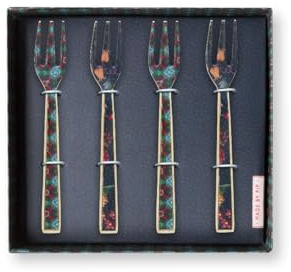 Pip Studio Berry Blues Kuchengabeln 14,5cm Set4