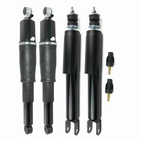 Amortiguador Columna Amortiguador 1 Uds para GMC para Yukon XL 1500 2000-2001 2002 2003 2004 2005 2006 Amortiguador Trasero Delantero Suspensión Neumática 22187159 25979391(Frente Izquierdo)