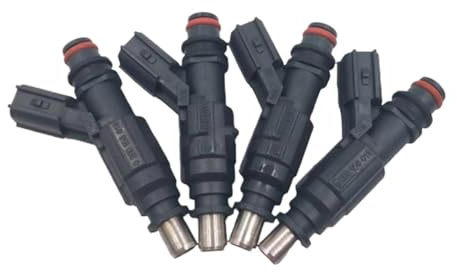 AUGUST SNOW Inyectores Combustible Juego De 4 Uds 23250-0D020 Inyectores De Combustible para Corolla 2001-2008 1,4 23209-0D020 232500D020 232090D020 0280155936 Inyección Boquilla