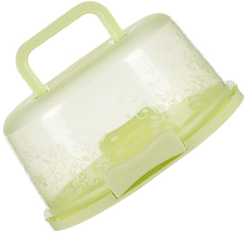 Carrier per il trasporto, contenitore per il trasporto di torte | Contenitore di stoccaggio della torta - Scatola ermetica riutilizzabile a cupola trasparente con manuale per la festa di nozze da