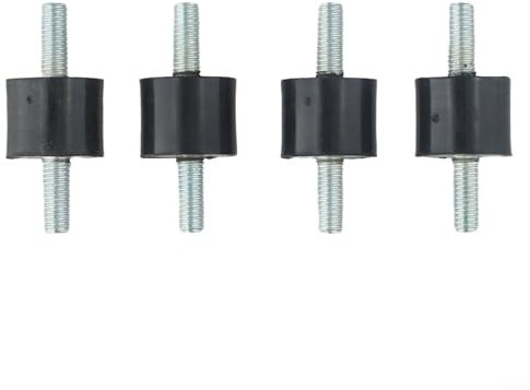 Vibrationsdämpfer Blöcke 4X Gummipuffer Set für Dieselmotoren und Industrieanlagen M5 M6 M8 (M8)