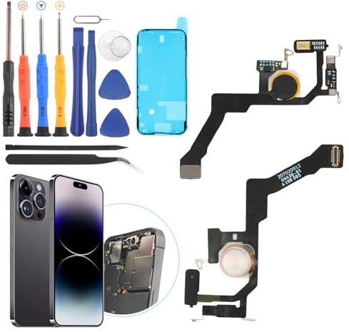 for iPhone 14 Pro Flash Light Flex Cable Replacement for iPhone 14 Pro A2890 A2650 A2889 A2892 Flashlight Flex Cable Module Connector Assembly Repair Parts