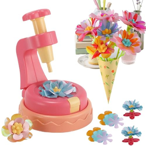 Blumenstrauß aus Stoff Spielzeug – Lernspiel zum Kreieren von Blumensträußen | Set Stem Gartenarbeit für Kinder ab 6 Jahren Haus Schule Frühling Ostern Geburtstag