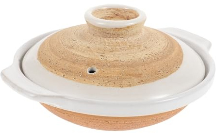 Casserole Japonaise en Céramique Khaki pour Cuisson et Ragoût | Légère, Chauffe Uniformément, Usage Maison et Restaurant, Format Adapté au Riz Soupes