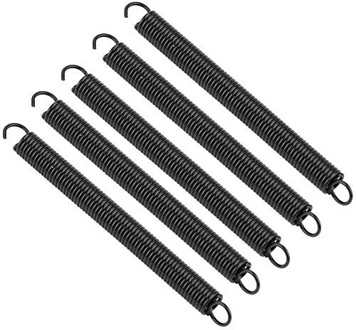 Hilitand 5 Pcs Wire Extension Spring 4mm Diameter Extension Spring Home Maintenance Extension Spring for Edge Finder Dia 0.6mm OD 4mm Long 50mm
