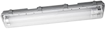 Ledvance LED Feuchtraum-Leuchte, Leuchte für Außenanwendungen, Kaltweiß, SubMARINE Mit 2x Wechselbaren Led Röhren 0,6m Länge