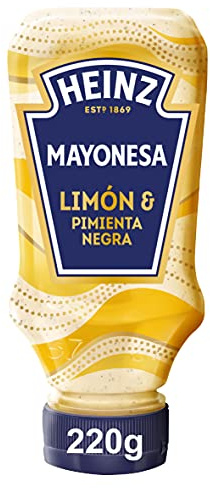 Heinz - Mayonnaise au citron et poivre - La vinaigrette dont vous avez besoin dans votre vie - 240 g