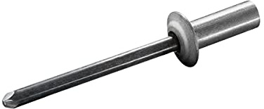 GOEBEL® - 250 x Dicht-Becherblindnieten Aluminium/Stahl (Ø x L) 4,8 x 18,0 mm Flachkopf ISO15973 Dicht-Becherblindniete Becher Blindniete Dichtblindniete Bechernieten Dichtnieten CUP