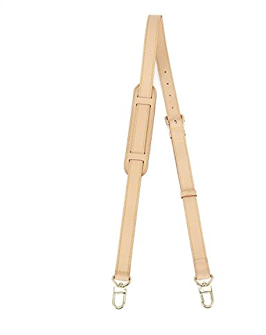 Senral icke garvat Vachetta läderbandouliere rem för Keep All 45 50 55 Speedy 40 bagage läderrem