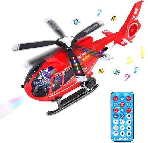 Mingfuxin Ferngesteuerter Hubschrauber, 2-Kanal RC Flugzeug Spielzeug Ready to Fly, RC Flugzeug für Kinder Jungen Mädchen Anfänger (rot)…