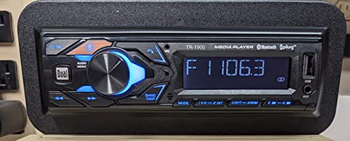 Kioti & Bobcat Tractor Plug & Play Stereo Radio AM FM Bluetooth NX RX DK CK Series Cab
