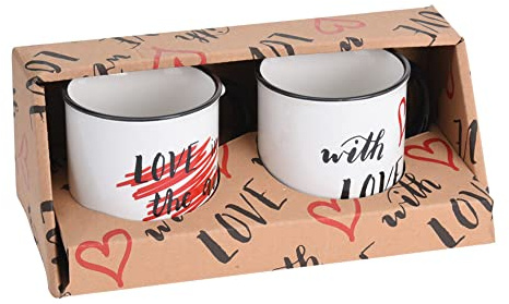 NO DISPONIBLE Set DE Dos Tazas DE Porcelana con ASA