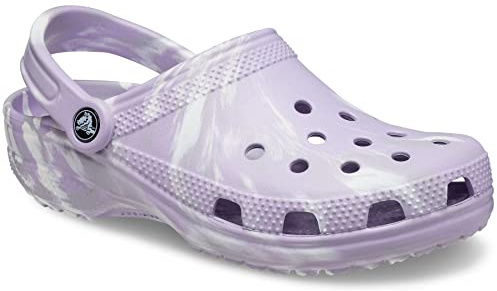 Crocs Unisex Clogs Lavender/White/Grey M6W8, 38 EU