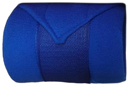Folpus 4 Stück Pferdebeinbandagen, Beinschutzbandagen, Beinschützer, Pferdebandagen für, Blau