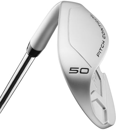 Performance Golf ONE Wedge | Accelererar klubben genom vilken lögn som helst | Solid Shots | Ingen chunking | Gör dig på grönt med ett skott (50 grader, höger)