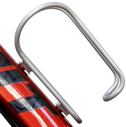 wangfq Flaschenhalter Fahrrad Titan Legierung Fahrrad Wasserkocher Rack Reiten Super Licht Silber Wasser Flasche Käfig Flasche Halterung Fahrrad Zubehör GeträNkehalter Fahrrad(T02U)