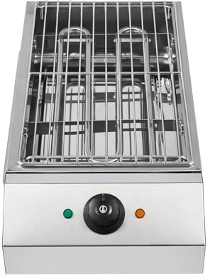 Parrilla de Barbacoa Eléctrica para Encimera, Mesa de Parrilla Interior Eléctrica Portátil, Horno de Cocina sin Humo, para Picnic en Interiores y Exteriores