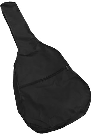 VINTORKY Schwarze Tasche Gitarrenkoffer 41 Zoll Folk Gitarrentasche Soft-Sided