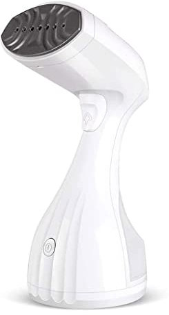 FBHappiness Clothes Household Clothes Steamer Iron Travel Fabric Steamers, Handheld Portable Garments Steamer 25s Fast Heating 300 Ml Large Capacity (White)